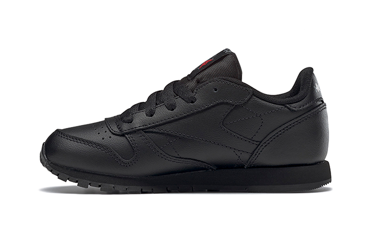Buy (Sekolah Dasar) Reebok Classic Leather Anak Kecil 'Triple Black' 50170