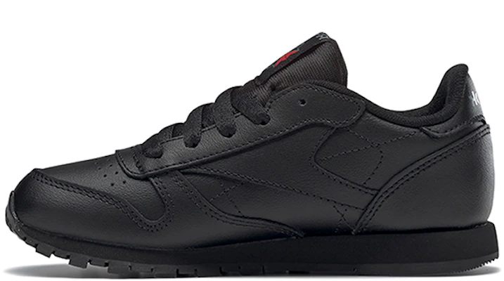 (Sekolah Dasar) Reebok Classic Leather Anak Kecil 'Triple Black' 50170 Buy (Sekolah Dasar) Reebok Classic Leather Anak Kecil 'Triple Black' 50170