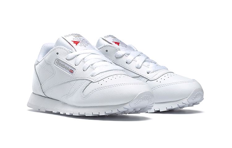 Lookbook (Kanak-Kanak) Reebok Classic Leather Little Kid 'Putih Trupel' 50172