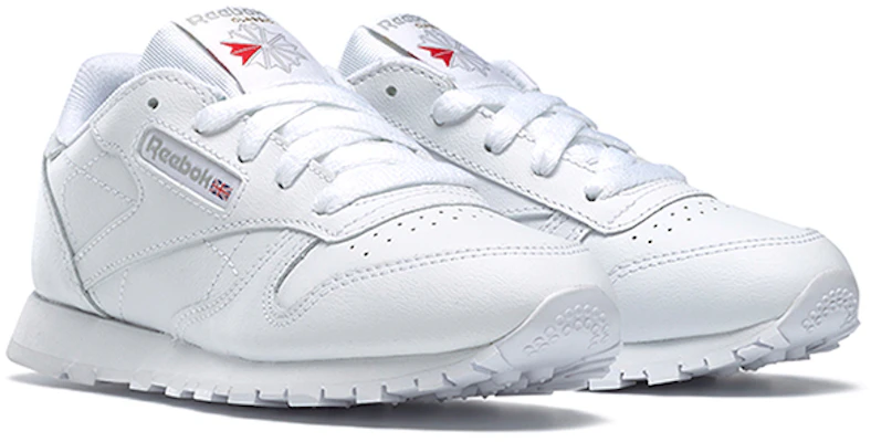 (Zapatillas Niños) Reebok Classic Leather Niño Pequeño 'Triple Blanco' 50172 Lookbook (Zapatillas Niños) Reebok Classic Leather Niño Pequeño 'Triple Blanco' 50172