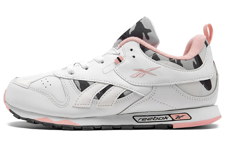 (Grade School) Reebok Classic Leather Recrafted 'Grey Pink' FW2570