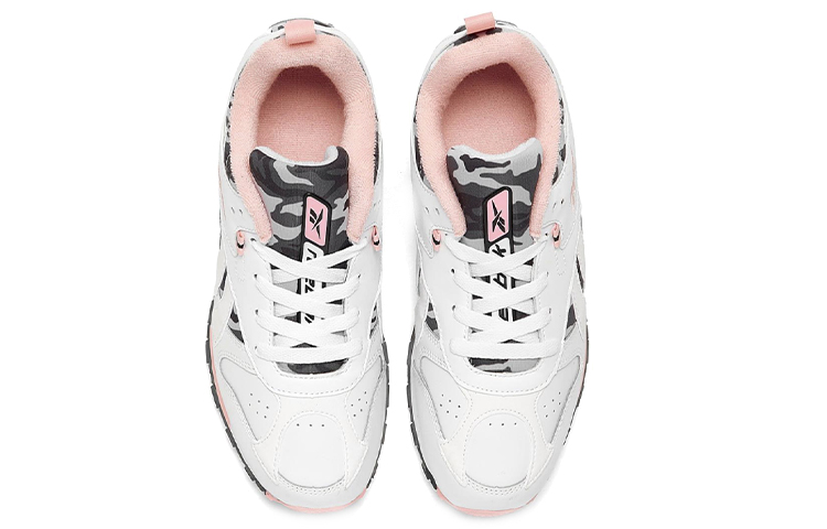 Lookbook Reebok经典皮革重塑儿童款 '灰粉' FW2570