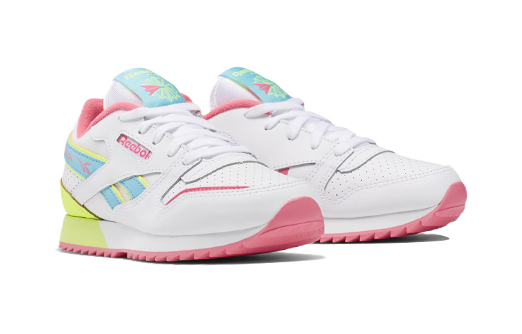Lookbook (年級學校) Reebok 經典皮革波紋 ATI 90s '白色陽光粉' EG5243