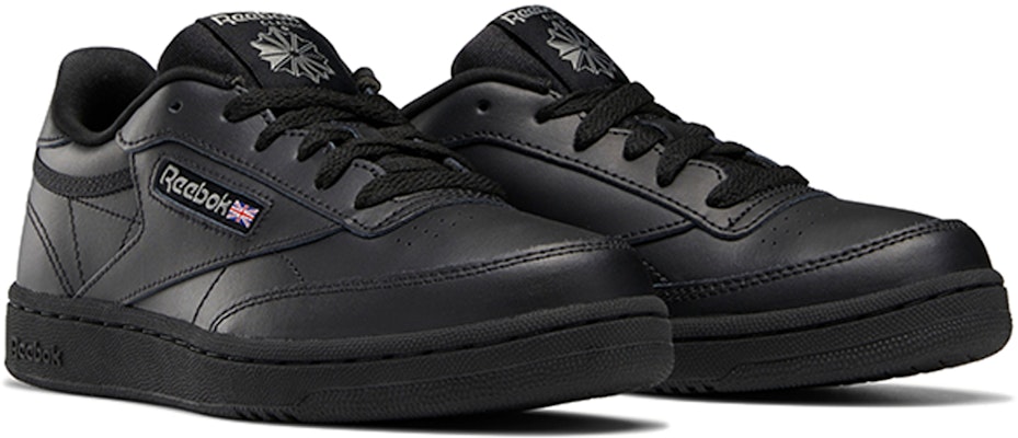 (Grade School) Reebok Club C 'Black Charcoal' BS6165 Lookbook (Grade School) Reebok Club C 'Black Charcoal' BS6165