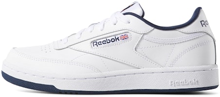 (Grade School) Reebok Club C Big Kid 'White Navy' DV4539 (Grade School) Reebok Club C Big Kid 'White Navy' DV4539