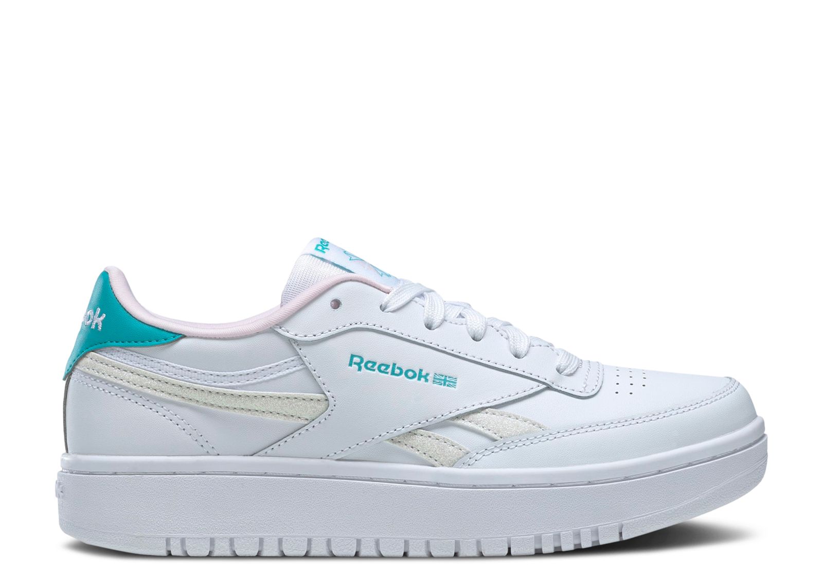 (Grade School) Reebok Club C Double J 'White Classic Teal' GW9188