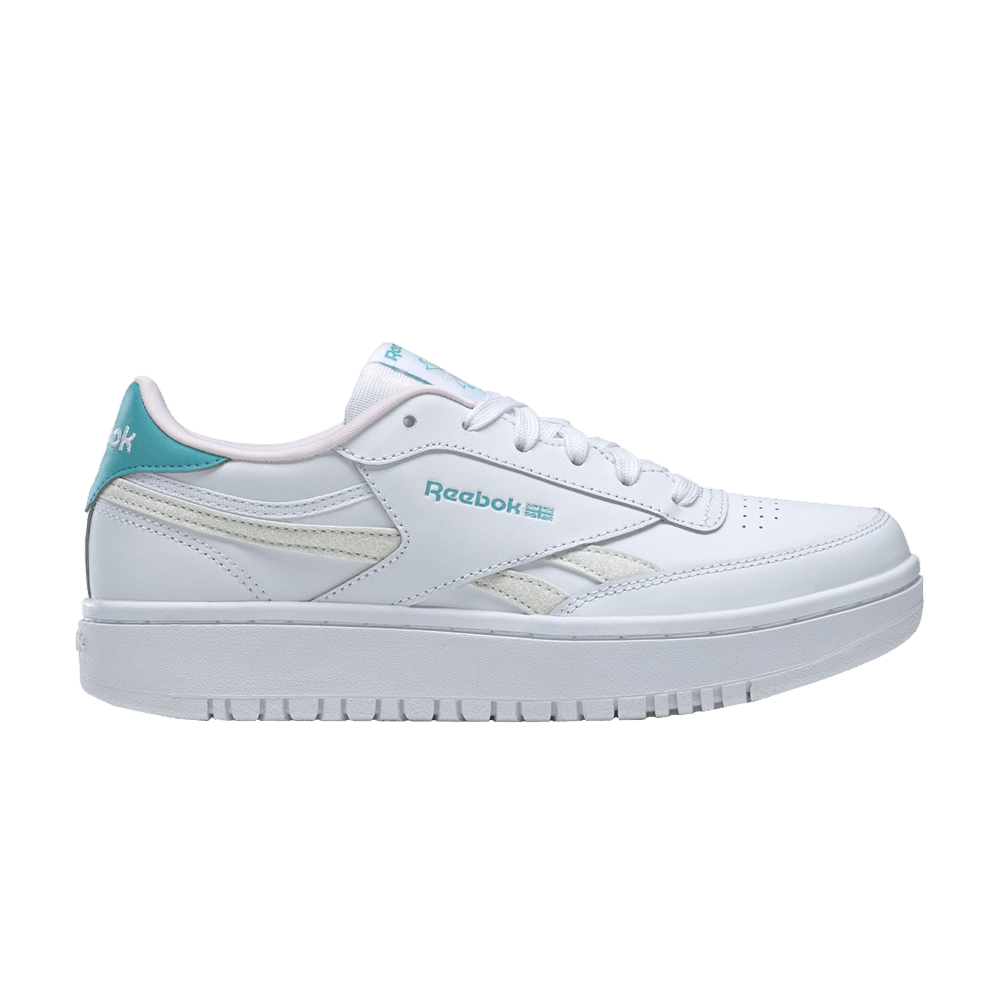 (Grade School) Reebok Club C Double J 'White Classic Teal' GW9188