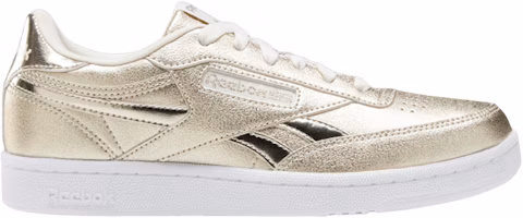 (Grade School) Reebok Club C Revenge 'Gold Metallic Shimmer' FX2532 (Grade School) Reebok Club C Revenge 'Gold Metallic Shimmer' FX2532