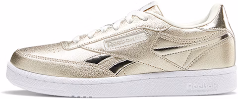 (Grade School) Reebok Club C Revenge 'Gold Metallic Shimmer' FX2532 (Grade School) Reebok Club C Revenge 'Gold Metallic Shimmer' FX2532