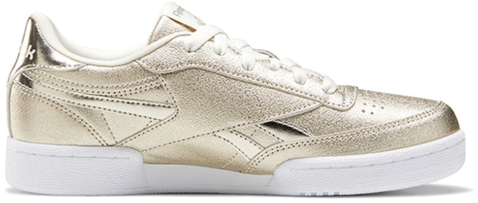 (Grade School) Reebok Club C Revenge 'Gold Metallic Shimmer' FX2532 Order (Grade School) Reebok Club C Revenge 'Gold Metallic Shimmer' FX2532