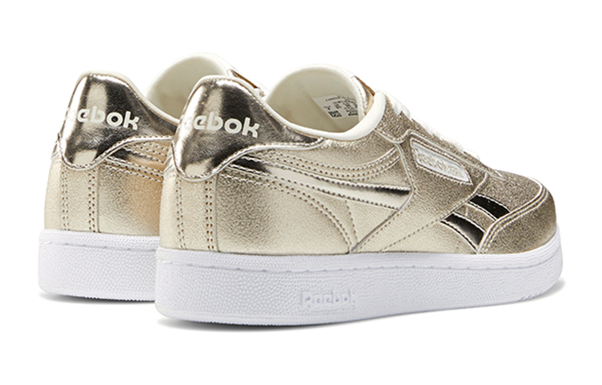 Shop Reebok Club C Revenge ''Gold Metallic Shimmer'' (Junior) FX2532