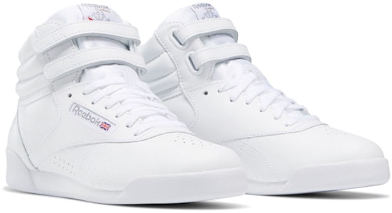 (Kanak-kanak) Reebok Freestyle High 'Triple White' Putih Sepenuhnya CN5750 Lookbook (Kanak-kanak) Reebok Freestyle High 'Triple White' Putih Sepenuhnya CN5750