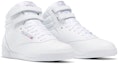 Lookbook (Kanak-kanak) Reebok Freestyle High 'Triple White' Putih Sepenuhnya CN5750