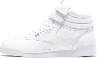 (Grade School) Reebok Freestyle High 'White Silver' CN0278 (Grade School) Reebok Freestyle High 'White Silver' CN0278