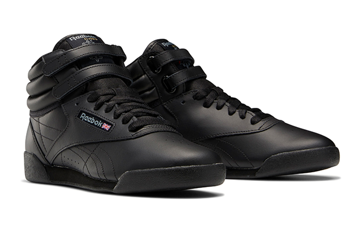 Lookbook (Grade School) Reebok Freestyle High J 'Black Grey' 50142
