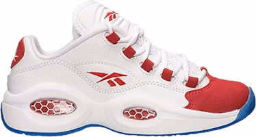 (Grade School) Reebok Question Low 'White Red' V70587 (Grade School) Reebok Question Low 'White Red' V70587