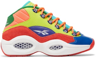 (Grade School) Reebok Question Mid 'Color Explosion' HP3005 (Grade School) Reebok Question Mid 'Color Explosion' HP3005