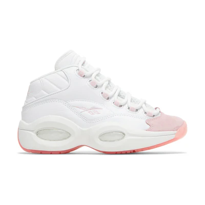 (GS) Reebok Question Mid 'Pink Toe'