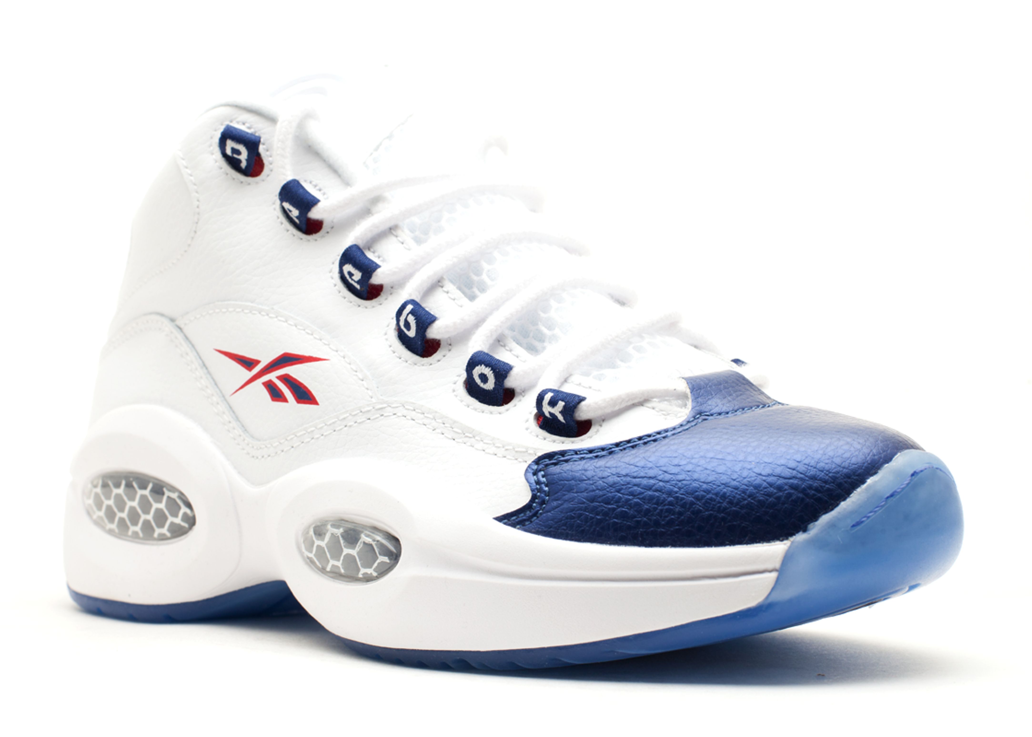 Order (Scolastico) Reebok Question Mid ''Bianco Perlatizzato Navy'' V48097