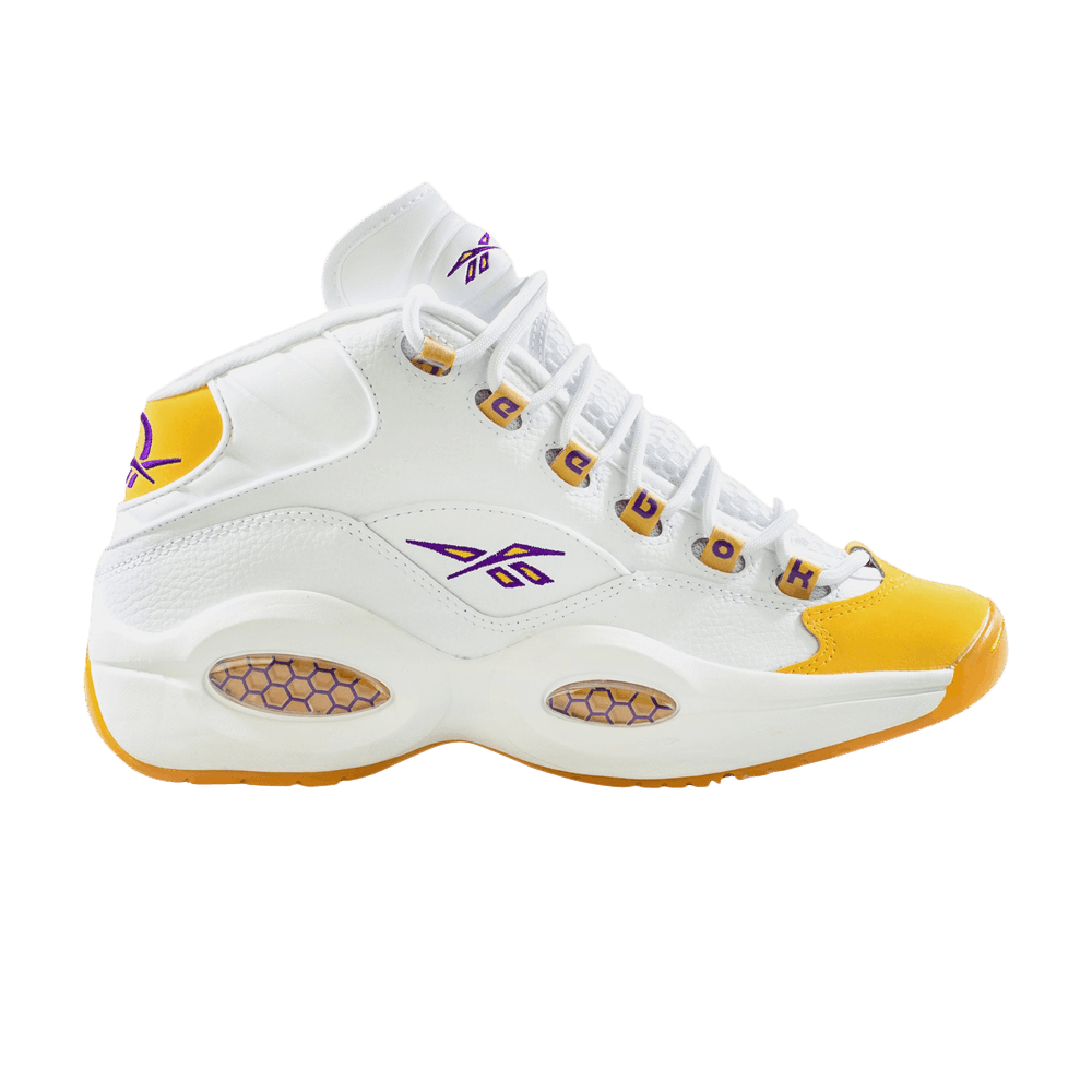 Buy (Grade School) Reebok Question Mid 'Yellow Toe' Shoe Palace Special Box FX4286-SB