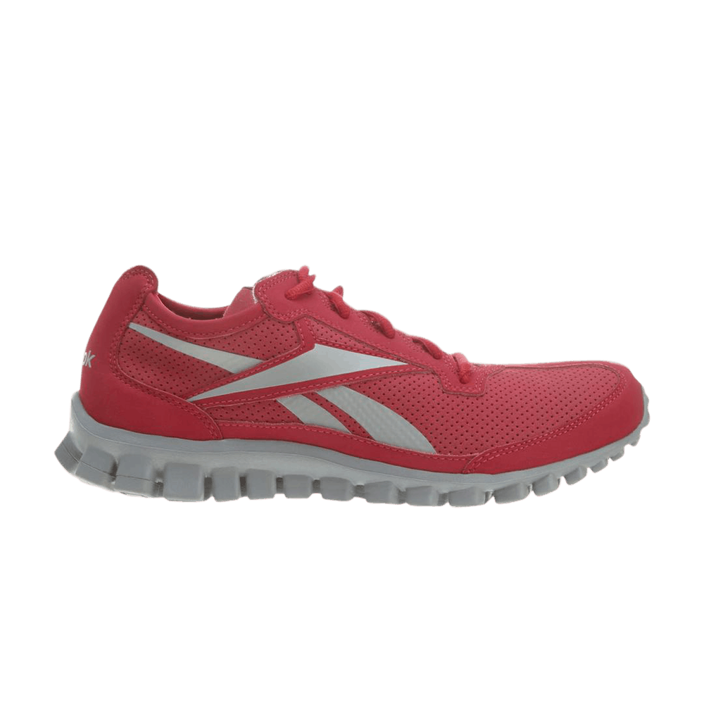 (Grade School) Reebok Real Flex Run 'Uber Pink Tin Grey' J89107