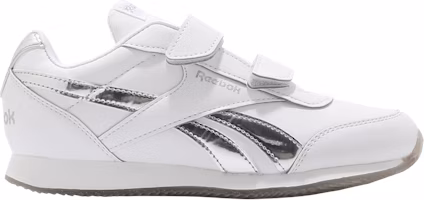 (Grade School) Reebok Royal Classic Jogger 2.0 'White Silver Metallic' FV1525 (Grade School) Reebok Royal Classic Jogger 2.0 'White Silver Metallic' FV1525