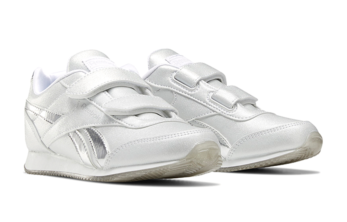 Lookbook Reebok Royal Classic Jogger 2.0 ''Bianco Argento Metallizzato'' (Grade School) FV1525