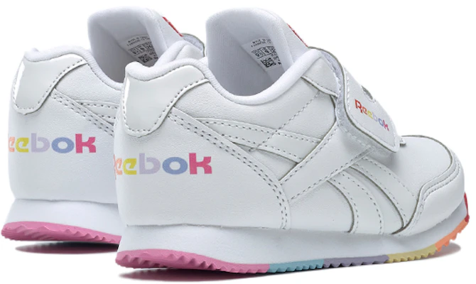 Reebok Royal Classic Jogger 2 ''Weiß Regenbogen'' (Kindergröße) FV7837 Shop Reebok Royal Classic Jogger 2 ''Weiß Regenbogen'' (Kindergröße) FV7837