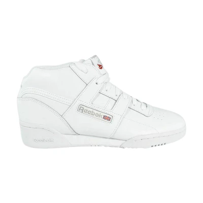 (GS) Reebok Workout Mid 'White Sheer Grey'