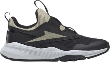 (Grade School) Reebok XT Sprinter Slip-On 'Black Gold Metallic' GW1236 (Grade School) Reebok XT Sprinter Slip-On 'Black Gold Metallic' GW1236