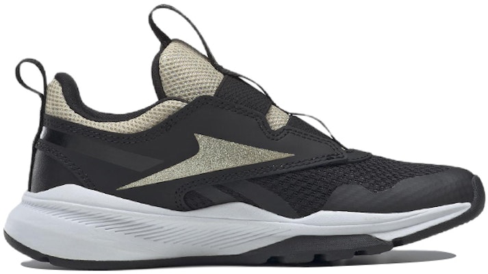 (Grade School) Reebok XT Sprinter Slip-On 'Black Gold Metallic' GW1236 Order (Grade School) Reebok XT Sprinter Slip-On 'Black Gold Metallic' GW1236