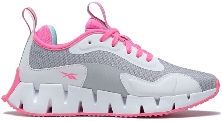 (Grade School) Reebok Zig Dynamica 'Cold Grey Electro Pink' FZ1255 Order (Grade School) Reebok Zig Dynamica 'Cold Grey Electro Pink' FZ1255