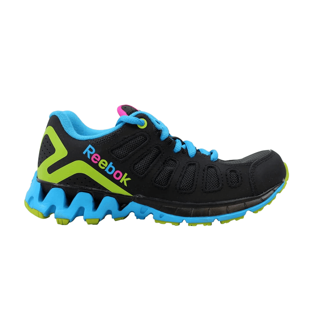 (Grade School) Reebok ZigKick 'Black Multi' V45673