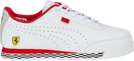 (Grade School) Scuderia Ferrari x Puma Roma Via Perf 'White Red' 307260-04 (Grade School) Scuderia Ferrari x Puma Roma Via Perf 'White Red' 307260-04