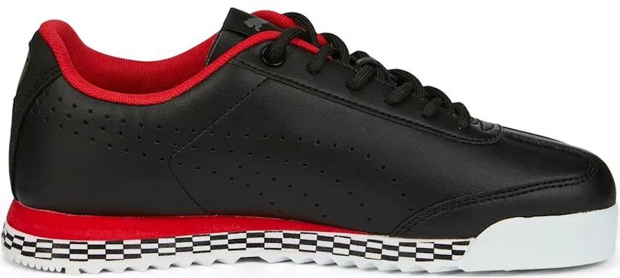 (Grade School) Scuderia Ferrari x Puma Roma Via Perf 'Black White' 307260-03 Order (Grade School) Scuderia Ferrari x Puma Roma Via Perf 'Black White' 307260-03