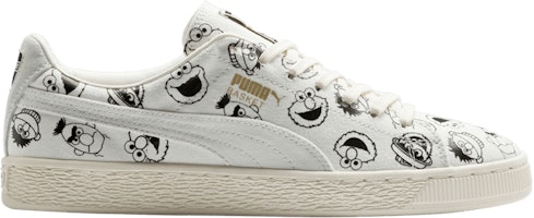 (Grade School) Sesame Street x Puma Basket 'Whisper White' 363665-01 (Grade School) Sesame Street x Puma Basket 'Whisper White' 363665-01