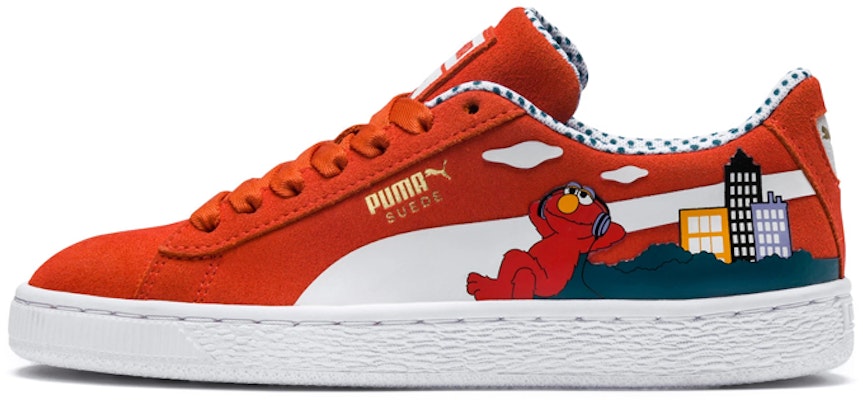 (Grade School) Sesame Street x Puma Suede '50th Anniversary - Elmo' 368923-02 Buy (Grade School) Sesame Street x Puma Suede '50th Anniversary - Elmo' 368923-02