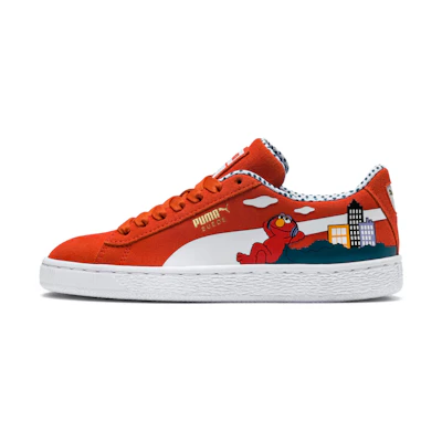 (GS) Sesame Street Puma Suede '50th Anniversary - Elmo'