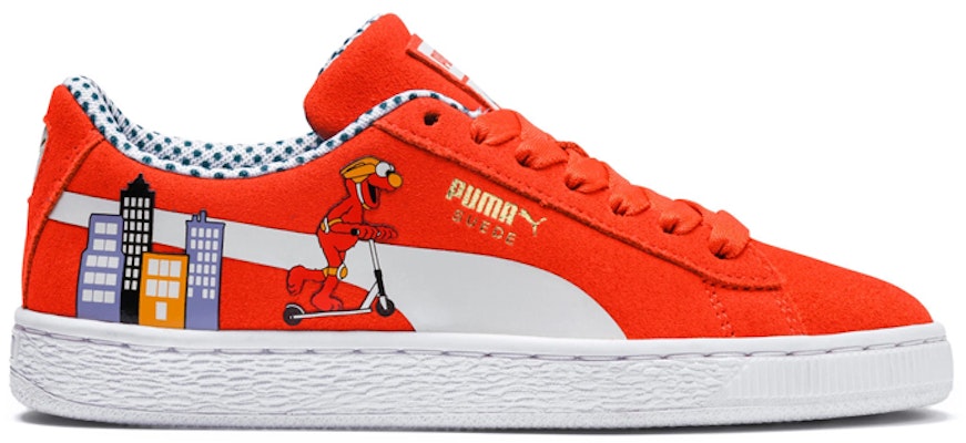 (Grade School) Sesame Street x Puma Suede '50th Anniversary - Elmo' 368923-02 Order (Grade School) Sesame Street x Puma Suede '50th Anniversary - Elmo' 368923-02