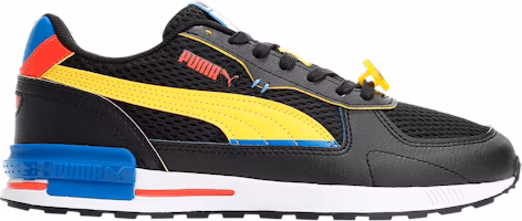 (Grade School) SmileyWorld x Puma Graviton 'Black Vibrant Yellow' 384491-02 (Grade School) SmileyWorld x Puma Graviton 'Black Vibrant Yellow' 384491-02