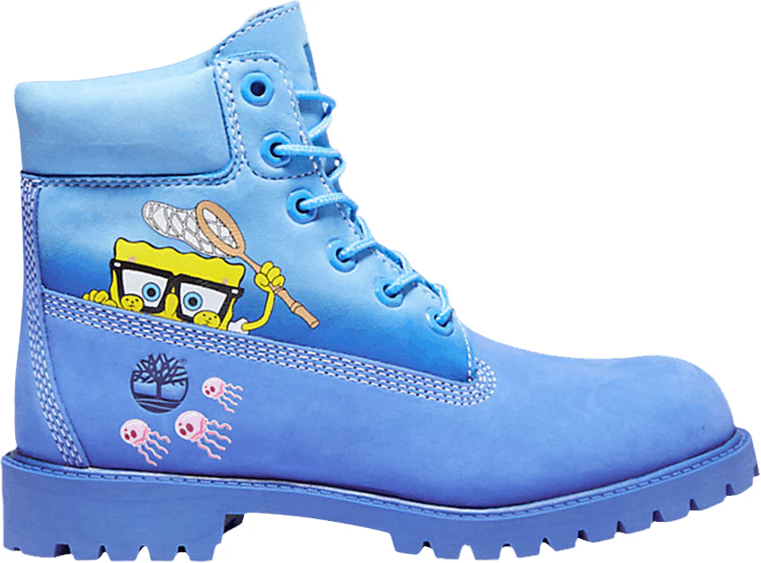 sponge-bob-square-pants-x-timberland-6-inch-premium-junior-bright-blue-youth