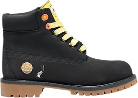 (Grade School) SpongeBob SquarePants x Timberland 6 Inch Premium Waterproof Boot Junior 'Black' TB0A256R-001 (Grade School) SpongeBob SquarePants x Timberland 6 Inch Premium Waterproof Boot Junior 'Black' TB0A256R-001