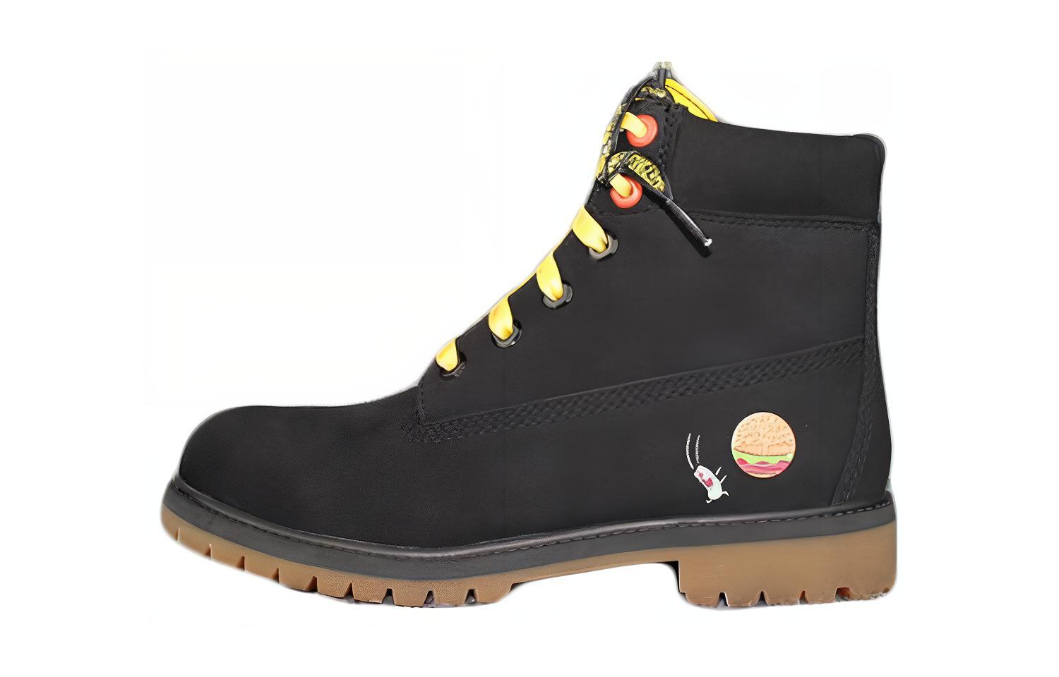 (Grade School) SpongeBob SquarePants x Timberland 6 Inch Junior 'Black' TB0A22MT-001