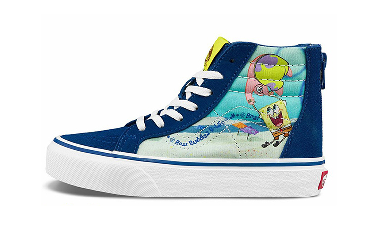 (GS) SpongeBob SquarePants Vans Sk8-Hi Zip 'Best Buddies 4 Life'