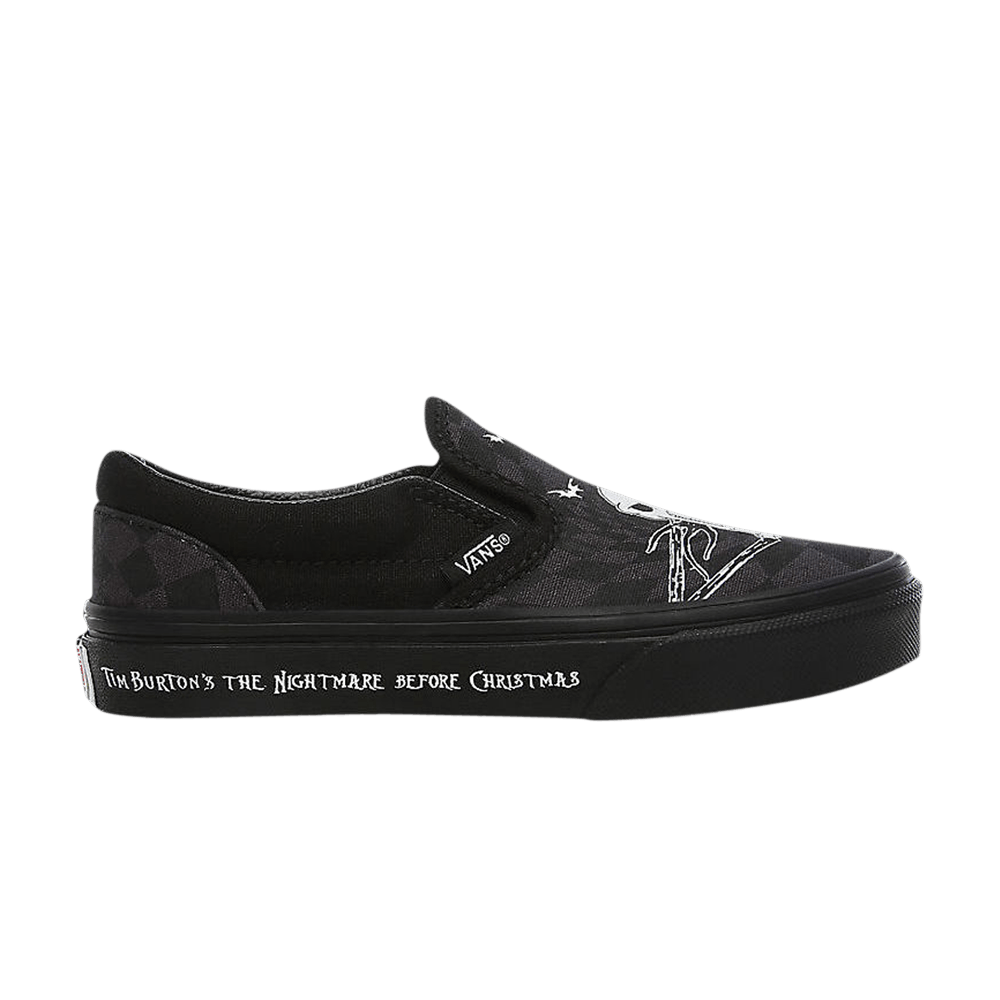 (Grade School) The Nightmare Before Christmas x Vans Classic Slip-On 'Glow in the Dark - Jack Skellington' VN0A4BUTTYY