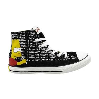 (GS) The Simpsons Converse Chuck Taylor All Star High 'I Will Not Waste Chalk'