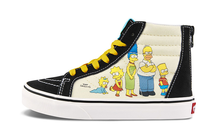 (Grade School) The Simpsons x Vans Sk8-Hi Zip 'Simpsons Family 1987-2020' VN0A4BUX17E