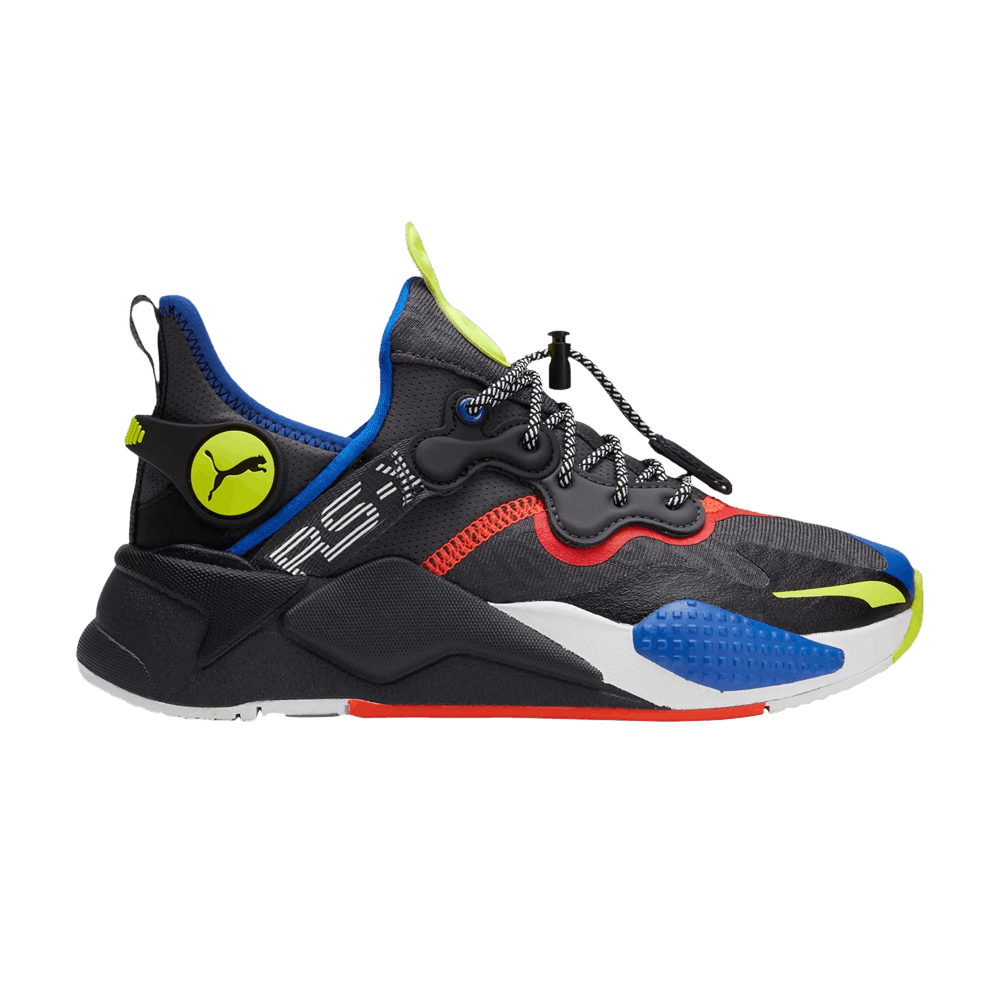 Buy (大童款) 雷霆猫 x 彪马 RS-X 'T3CH - 沥青红色冲击' 375865-02