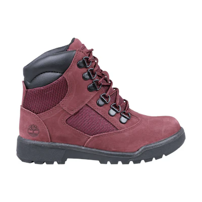 (GS) Timberland 6 Inch Field Boot 'Burgundy'