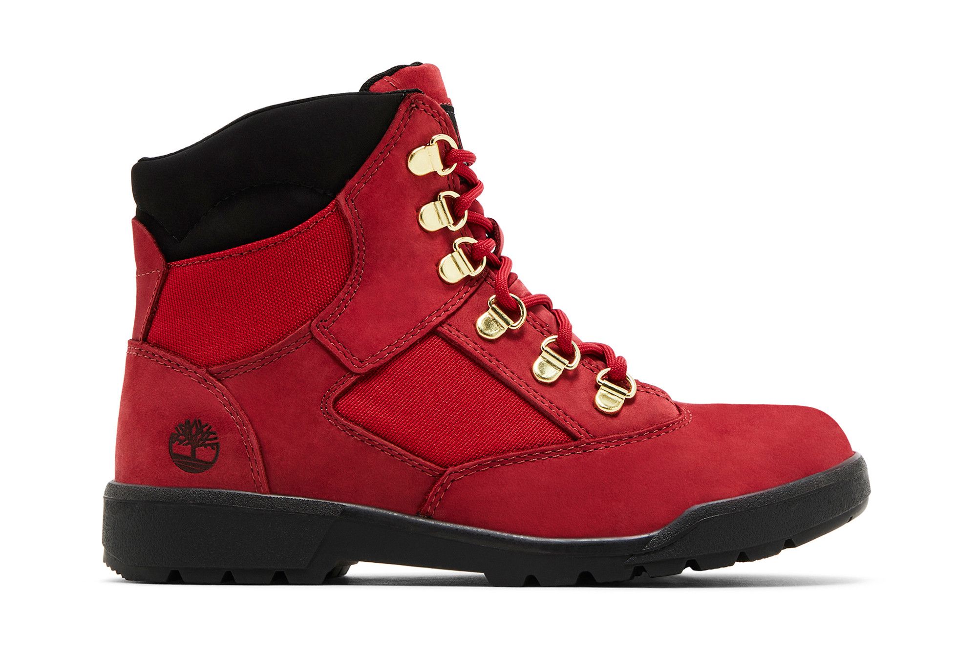 (Grade School) Timberland 6 Inch Field Boot Junior 'Dark Red Black' TB0A2JMY-F41